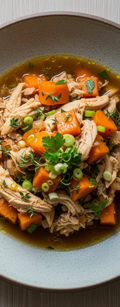 Sweet Potato and Chicken Stew