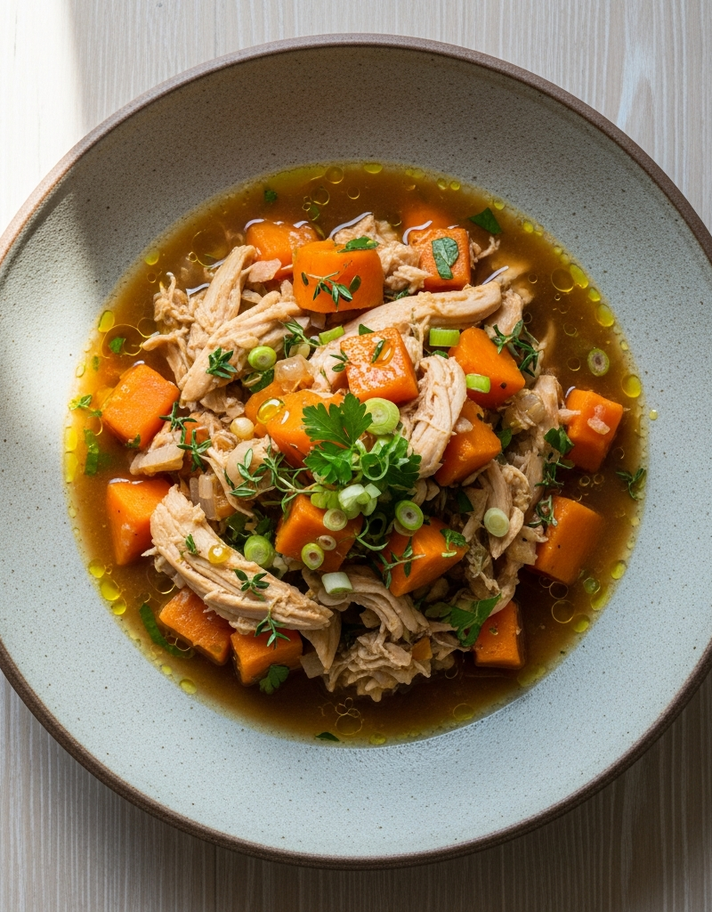 Sweet Potato and Chicken Stew