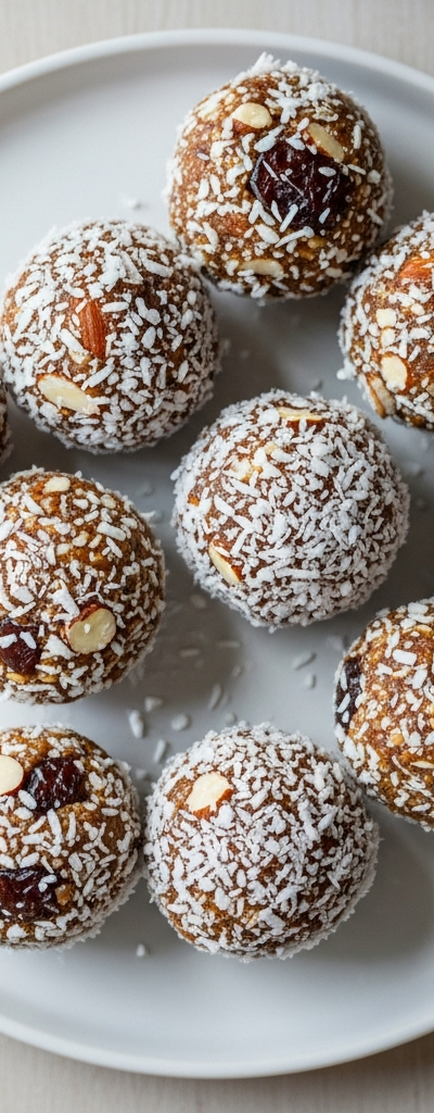 Coconut Almond Date Bites