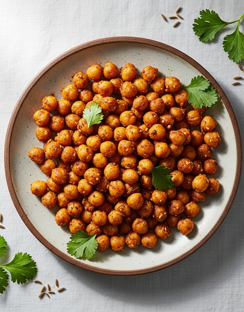Crunchy Spiced Chickpeas