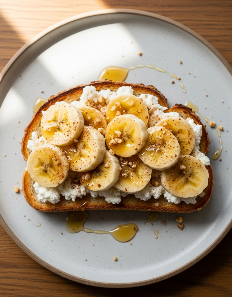 Banana and Ricotta Toast