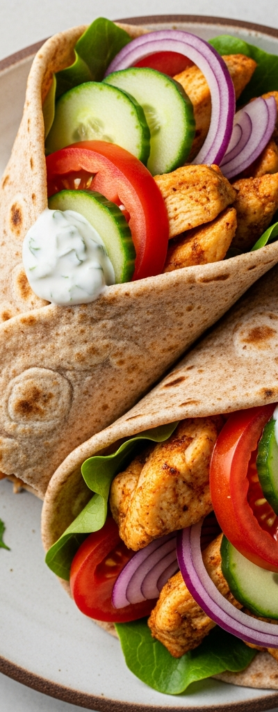 Mediterranean Chicken Gyros