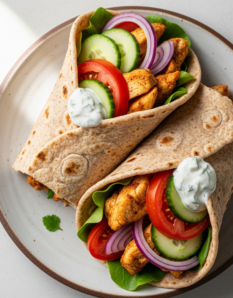 Mediterranean Chicken Gyros