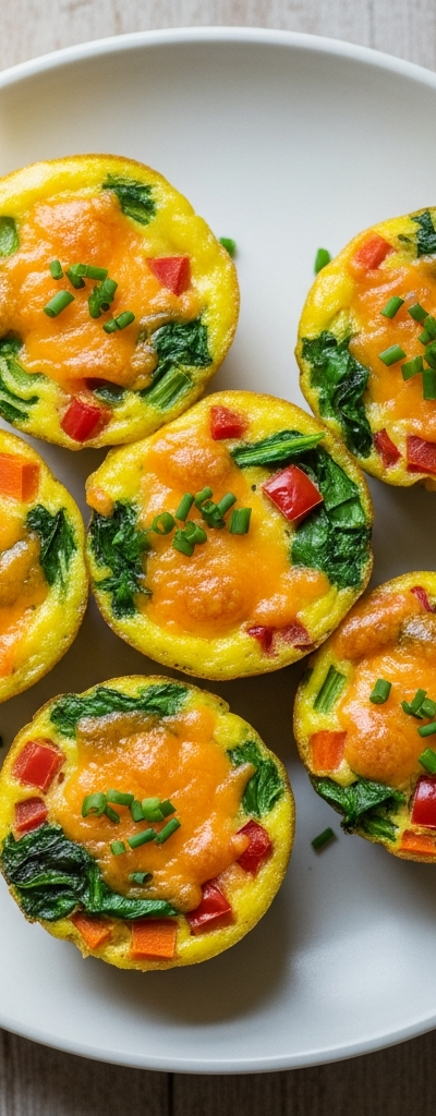 Cheesy Vegetable Egg Bites