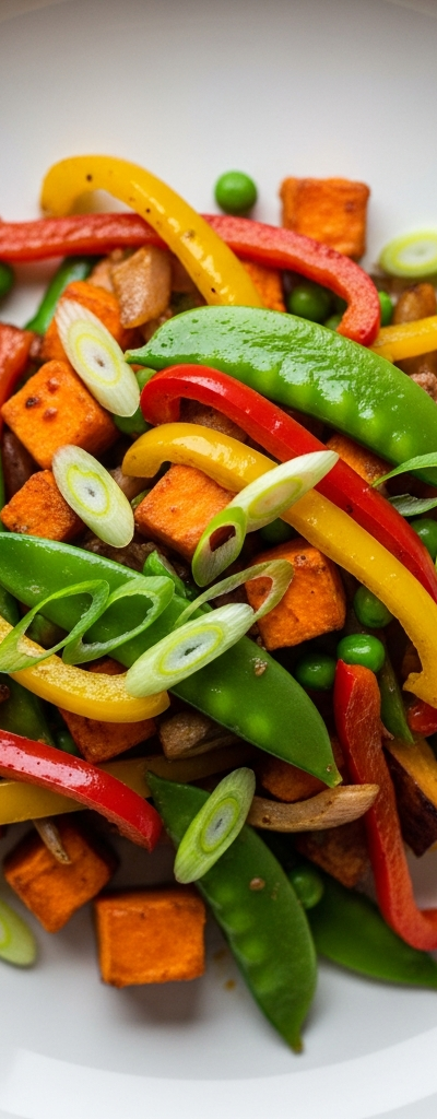 Sweet Potato and Vegetable Stir-Fry