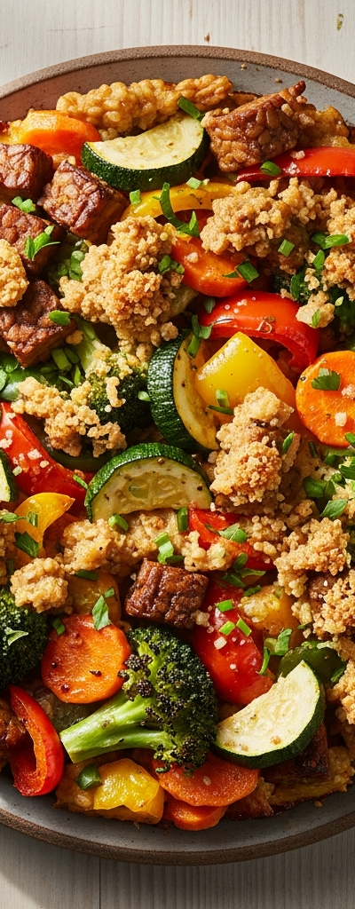 Tempeh and Veggie Casserole