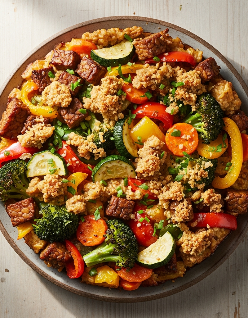Tempeh and Veggie Casserole