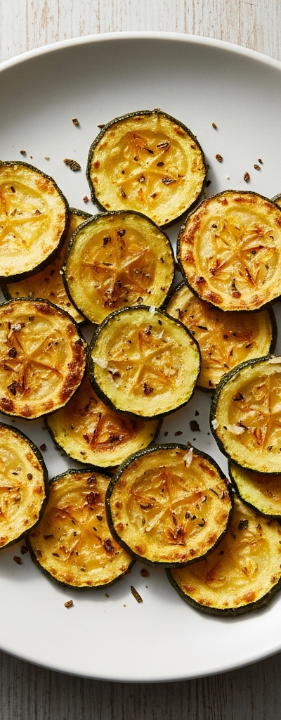 Crispy Baked Zucchini Chips