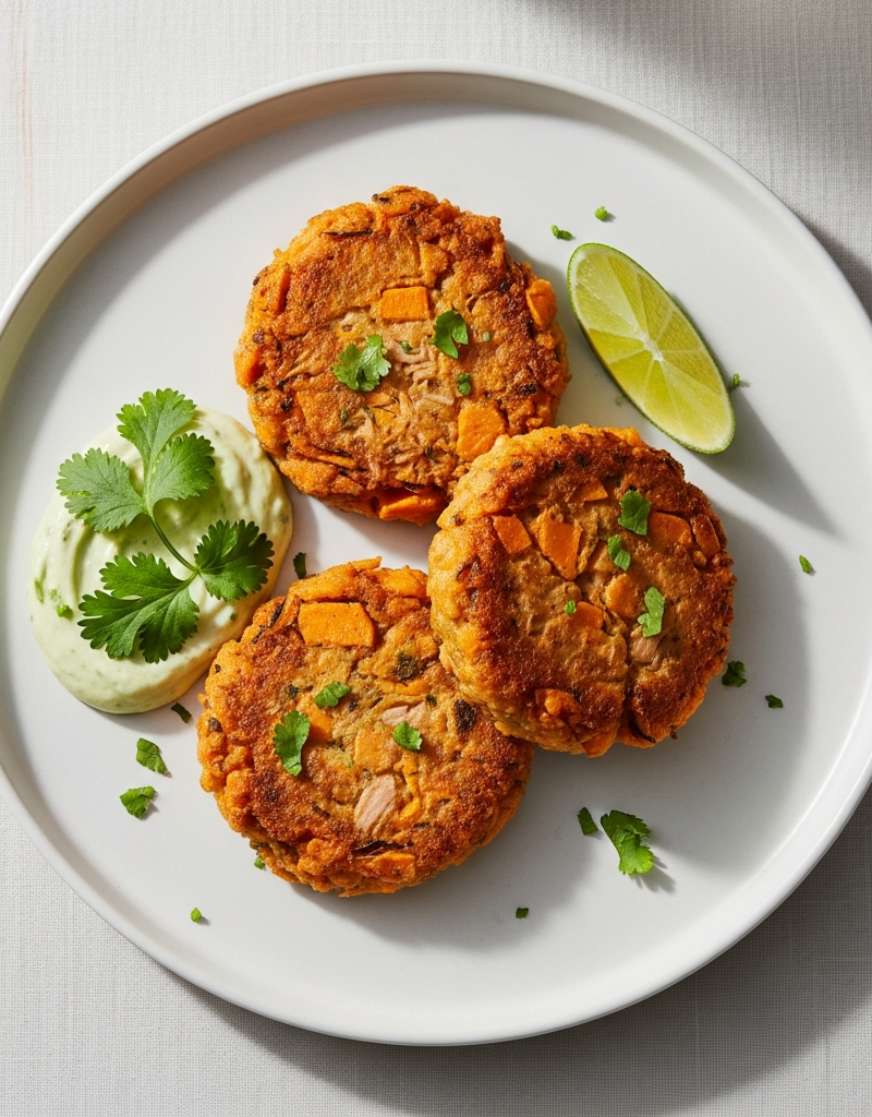Sweet Potato and Tuna Cakes