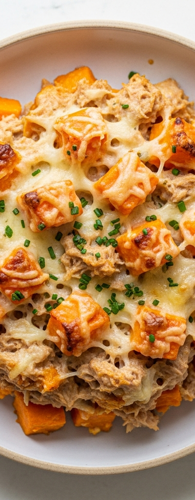 Baked Sweet Potato and Tuna Casserole