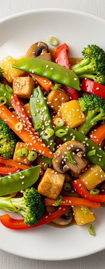 Vegetarian Sweet and Sour Stir-Fry