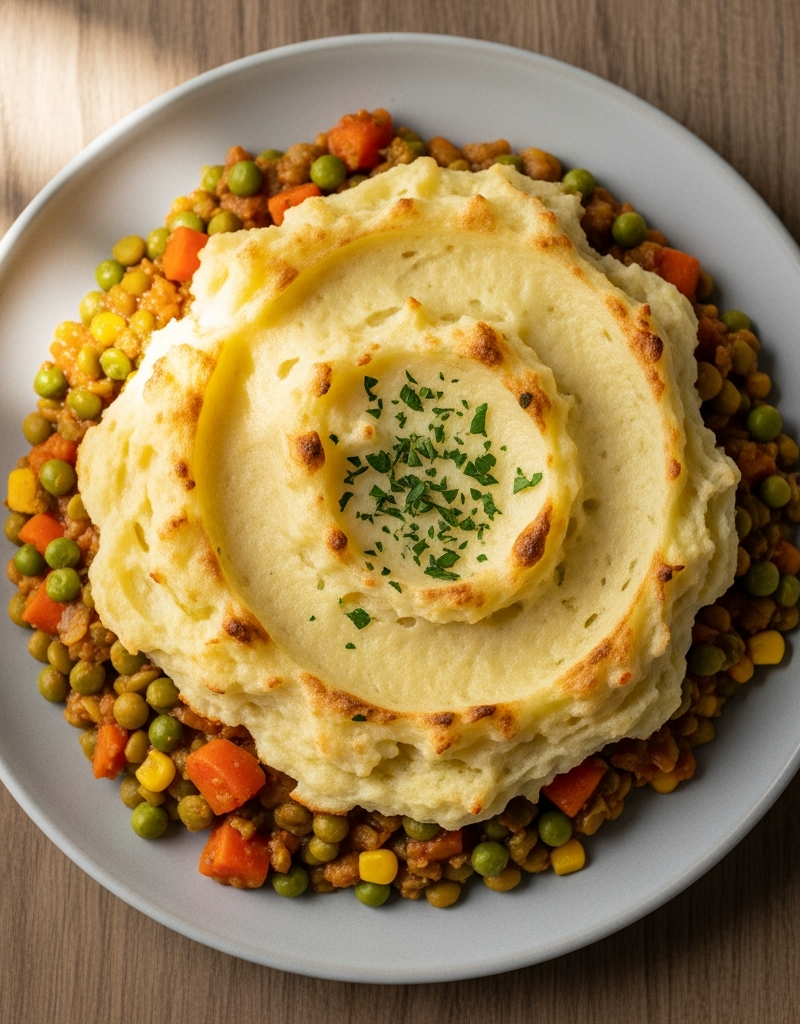 Vegan Split Pea Shepherd's Casserole