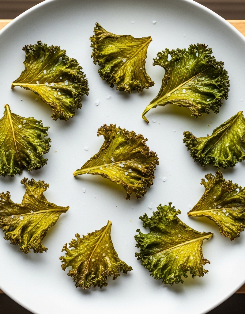 Homemade Baked Kale Chips