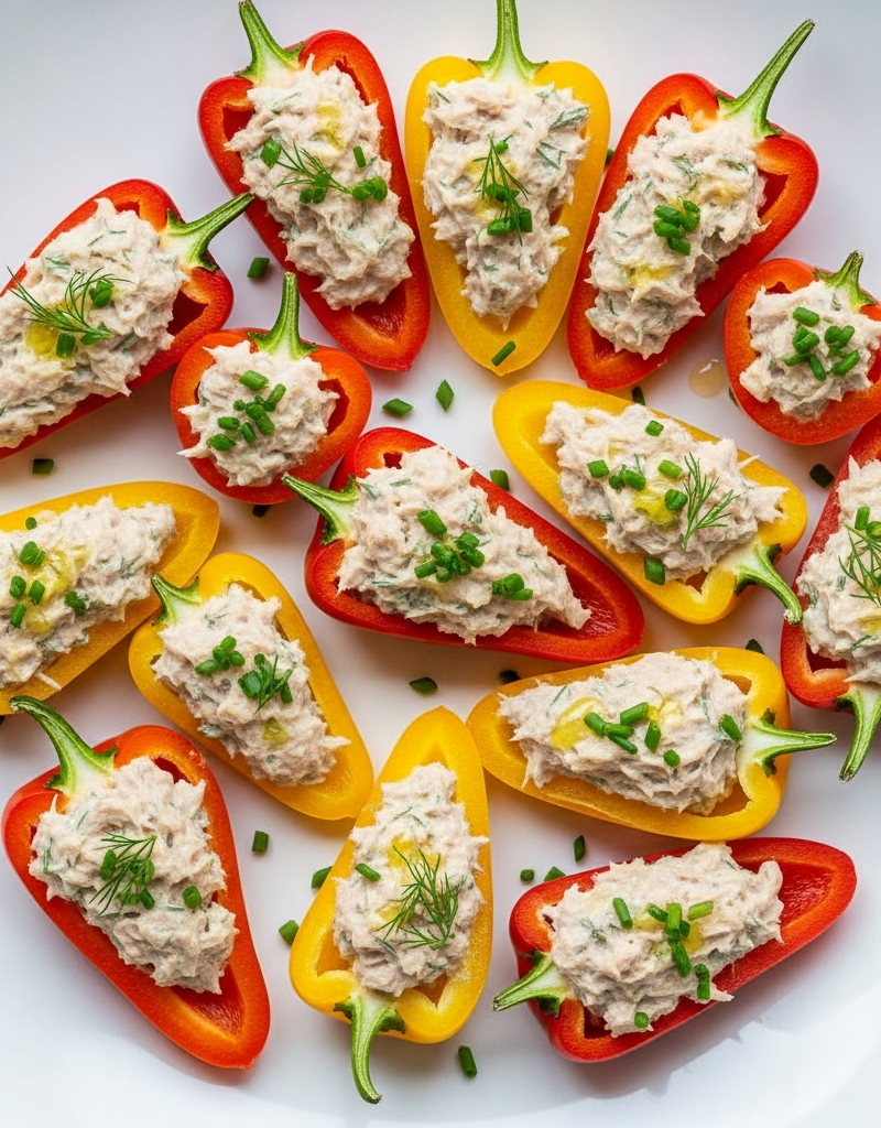 Stuffed Mini Bell Pepper Bites