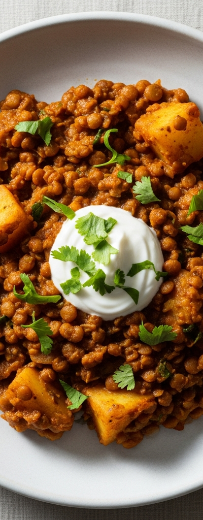 Potato and Lentil Curry