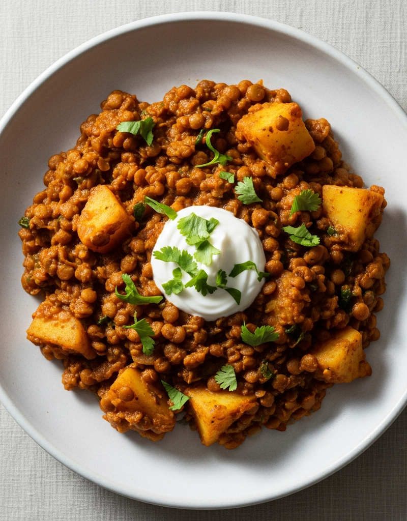 Potato and Lentil Curry