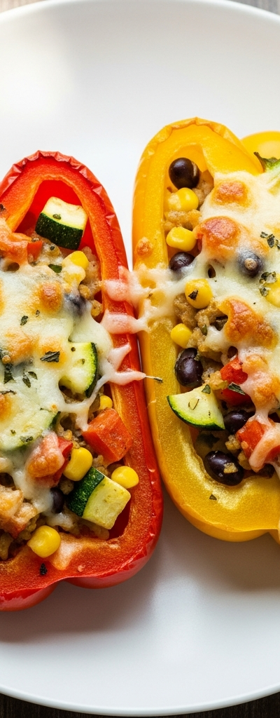 Cheesy Stuffed Bell Peppers