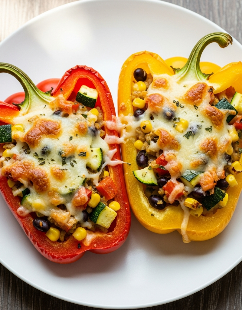 Cheesy Stuffed Bell Peppers