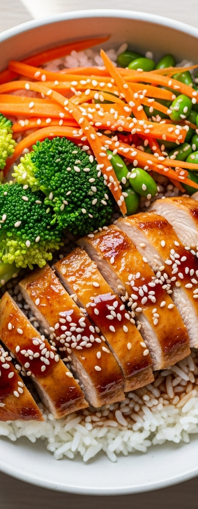 Homemade Chicken Teriyaki Bowl