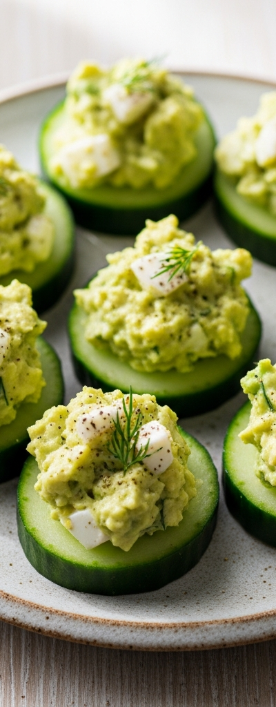 Keto Avocado Egg Salad Bites