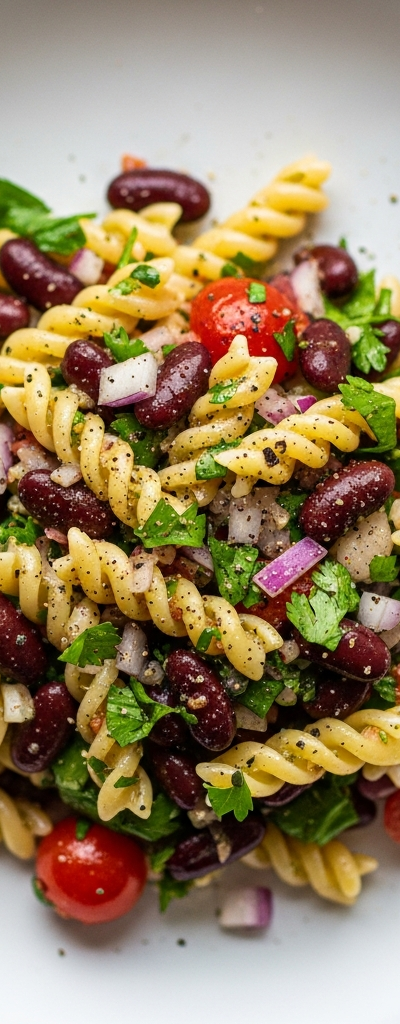 Quick Kidney Bean Pasta Toss