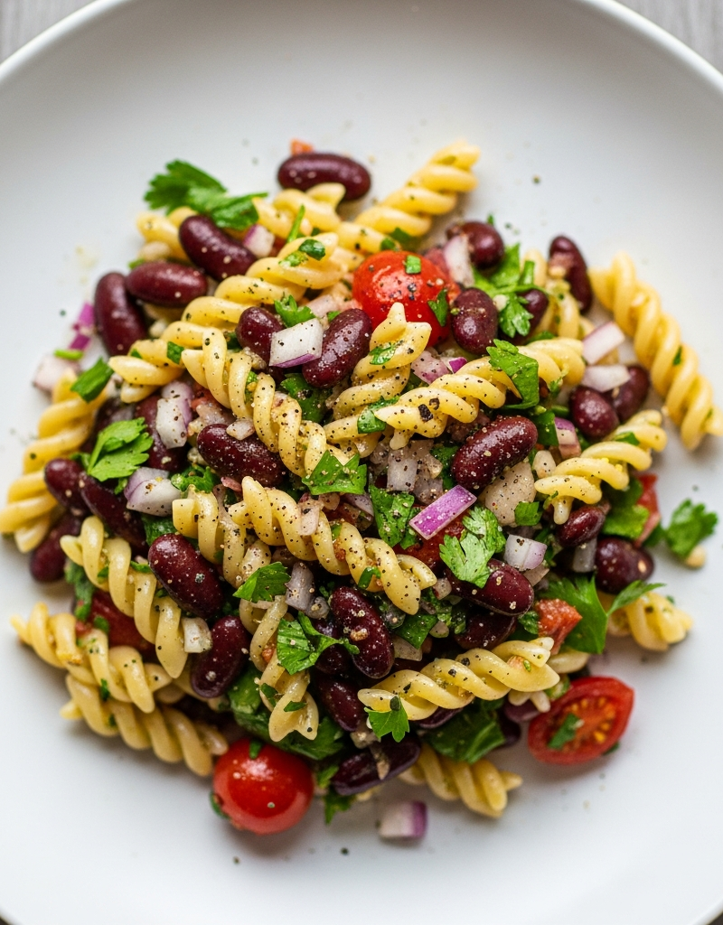 Quick Kidney Bean Pasta Toss