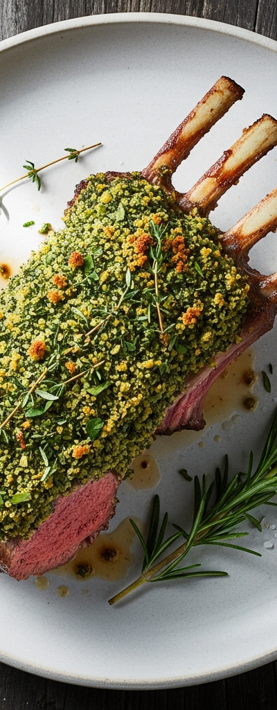 Herb-Crusted Rack of Lamb