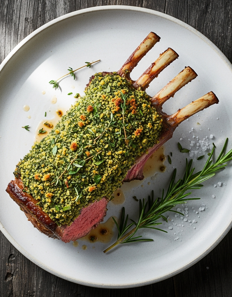 Herb-Crusted Rack of Lamb