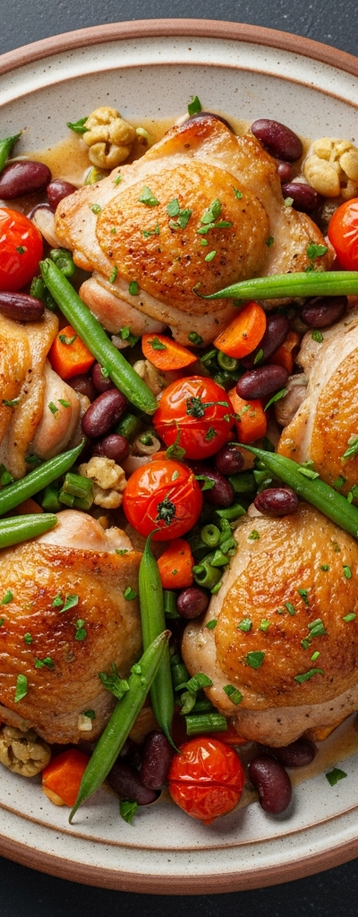 High-Protein Chicken Thigh Casserole