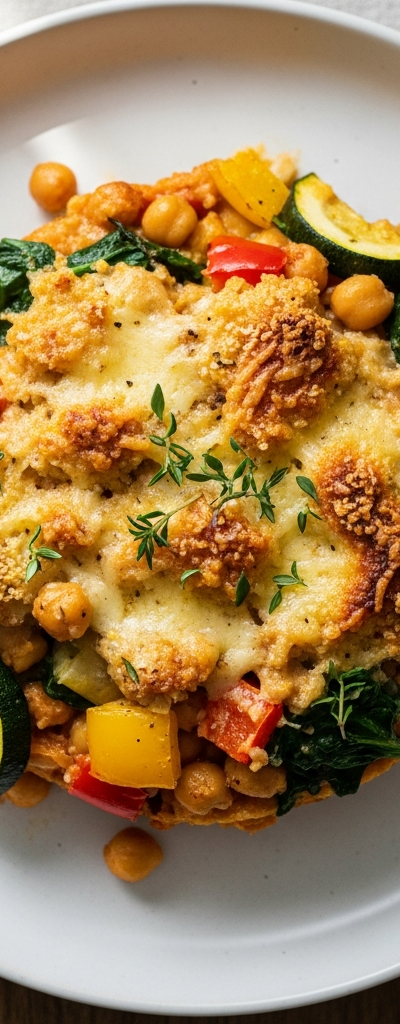 Chickpea and Vegetable Gratin