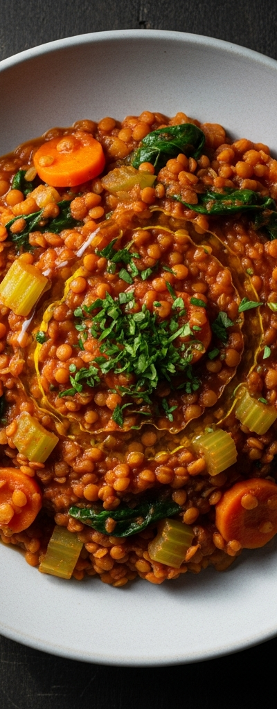 Red Lentil and Vegetable Stew
