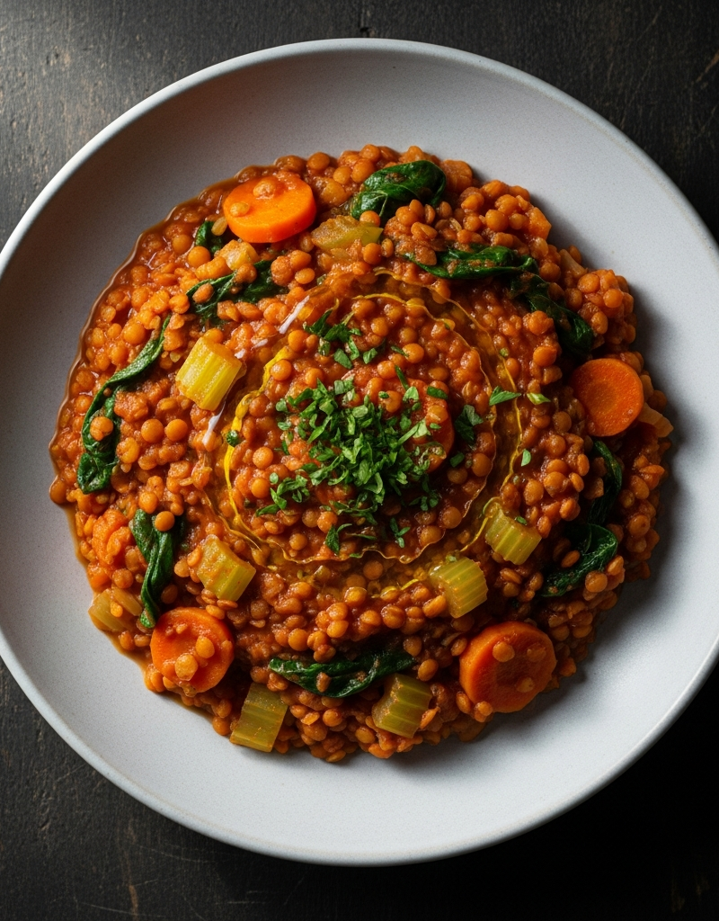 Red Lentil and Vegetable Stew