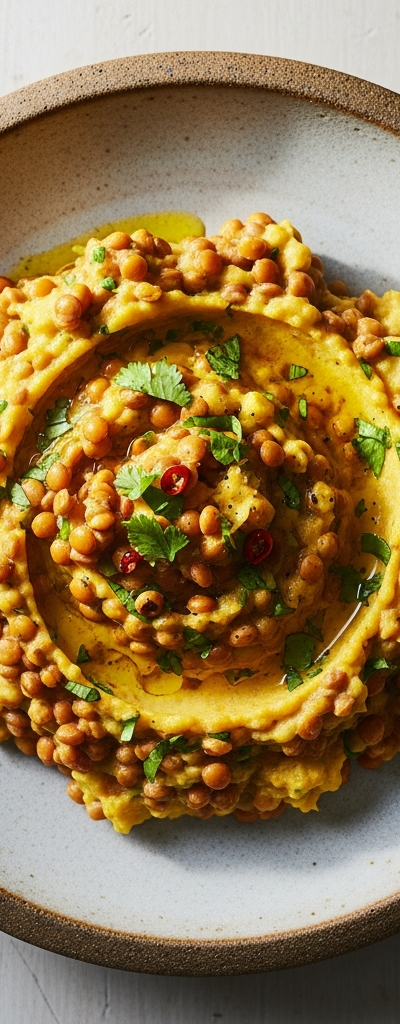 Spiced Lentil and Potato Mash
