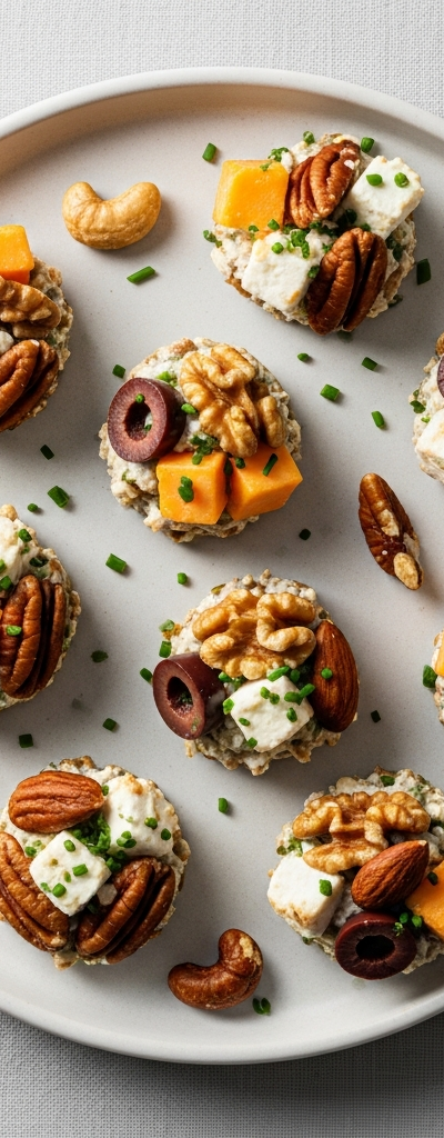 Keto Nut and Cheese Snack Bites