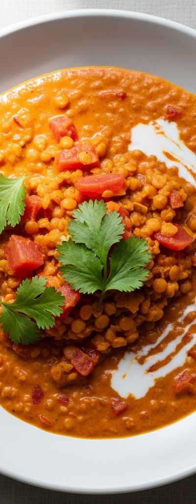 Spicy Lentil Coconut Curry