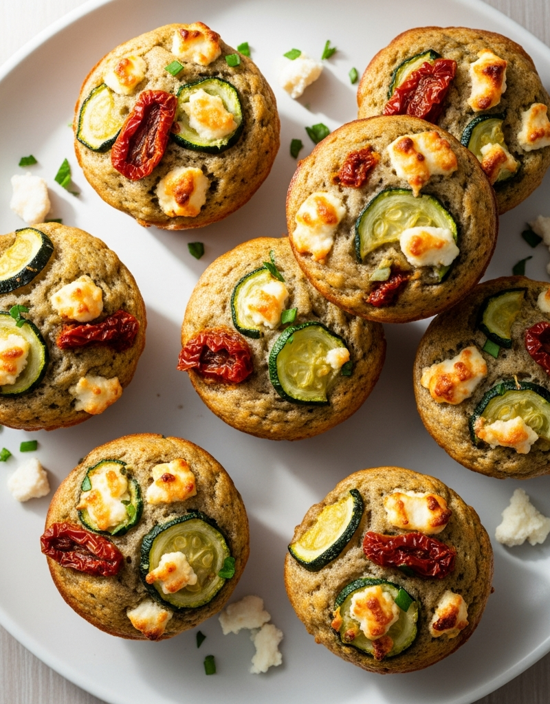 Mediterranean Vegetable Mini Muffins
