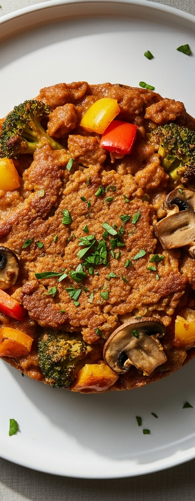 Vegan Protein-Packed Seitan Casserole