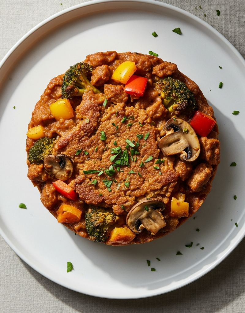 Vegan Protein-Packed Seitan Casserole