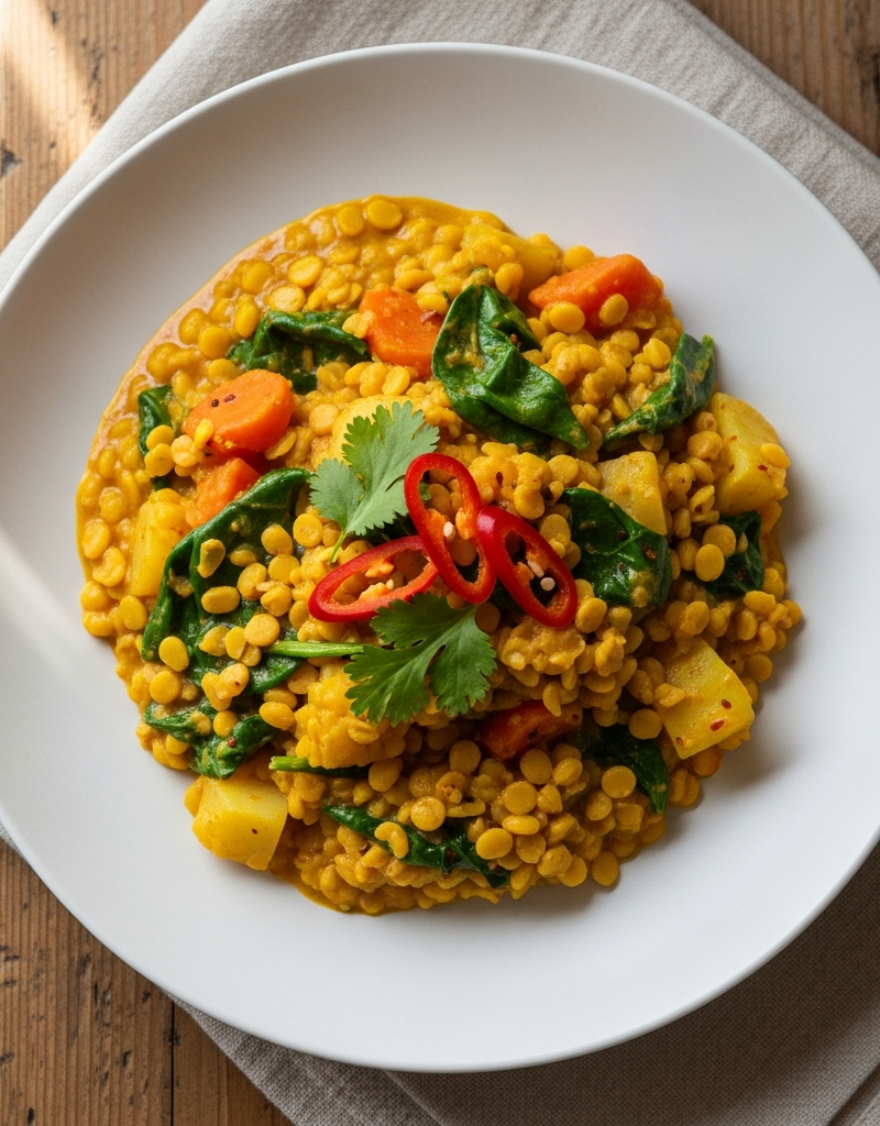 Spicy Split Pea Curry