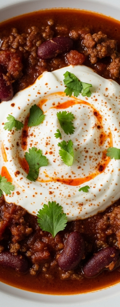 Greek Yogurt Chili Bowl