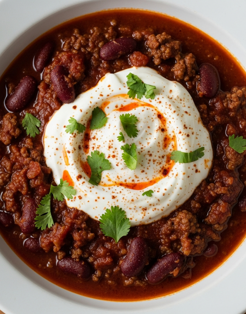 Greek Yogurt Chili Bowl