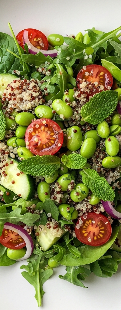 Edamame and Quinoa Spring Salad