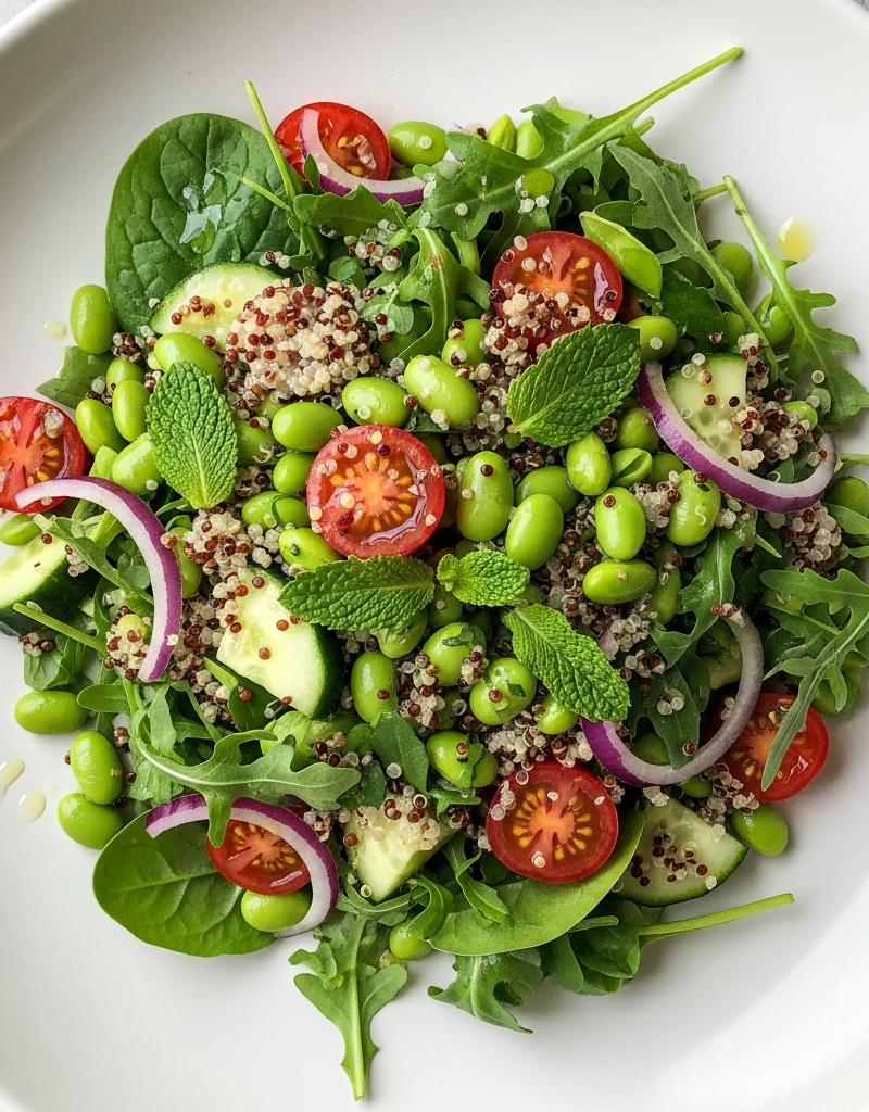 Edamame and Quinoa Spring Salad