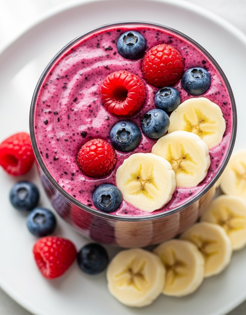 Berry Banana Pescatarian Smoothie