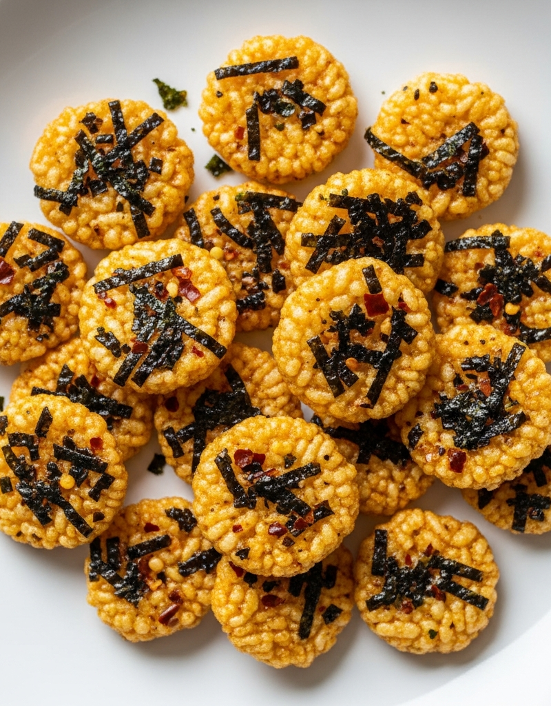 Spicy Seaweed Rice Crisps