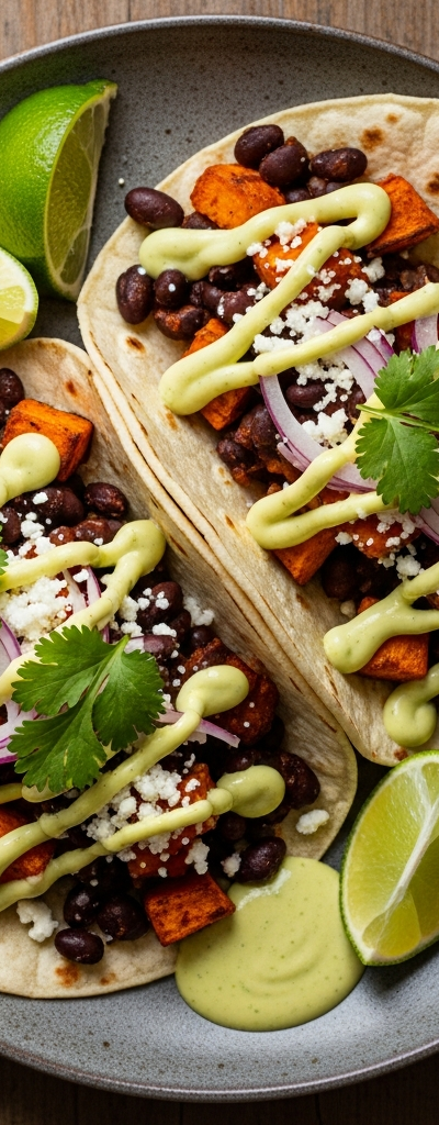 Sweet Potato and Black Bean Tacos