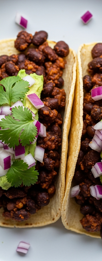 Spicy Black Bean Tacos