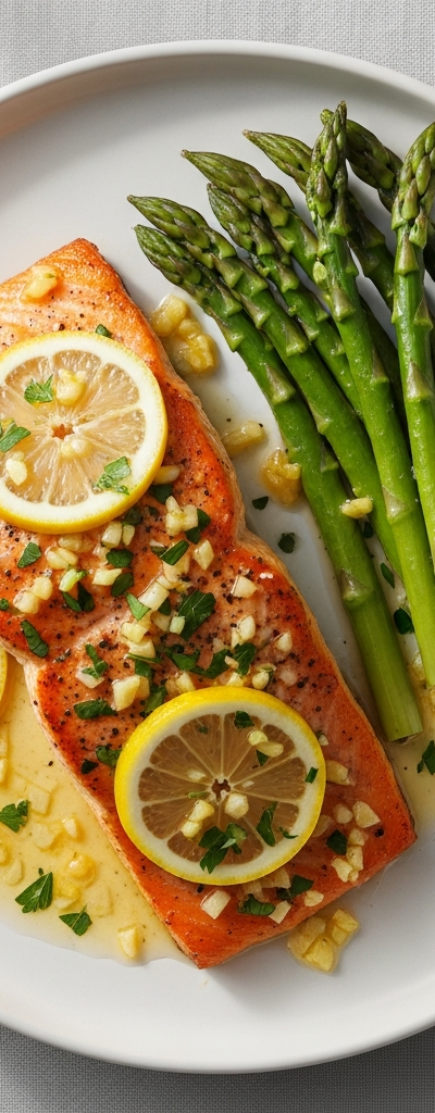 Pan-Seared Lemon Garlic Salmon