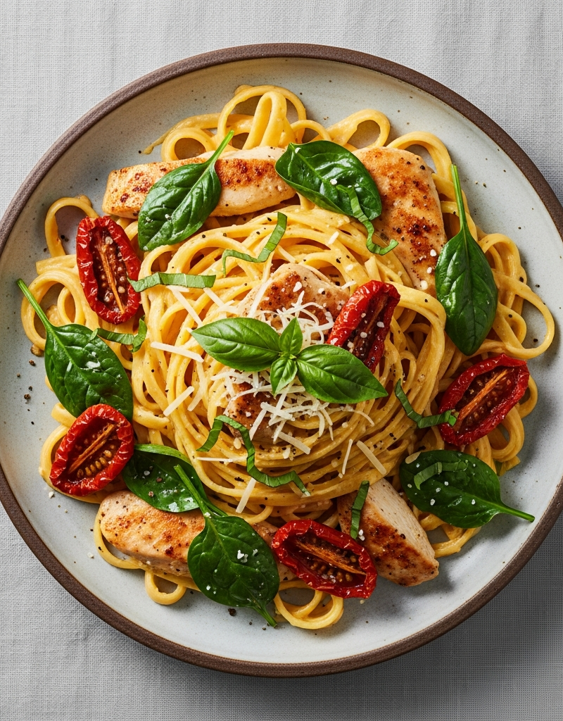 Creamy Tuscan Chicken Pasta