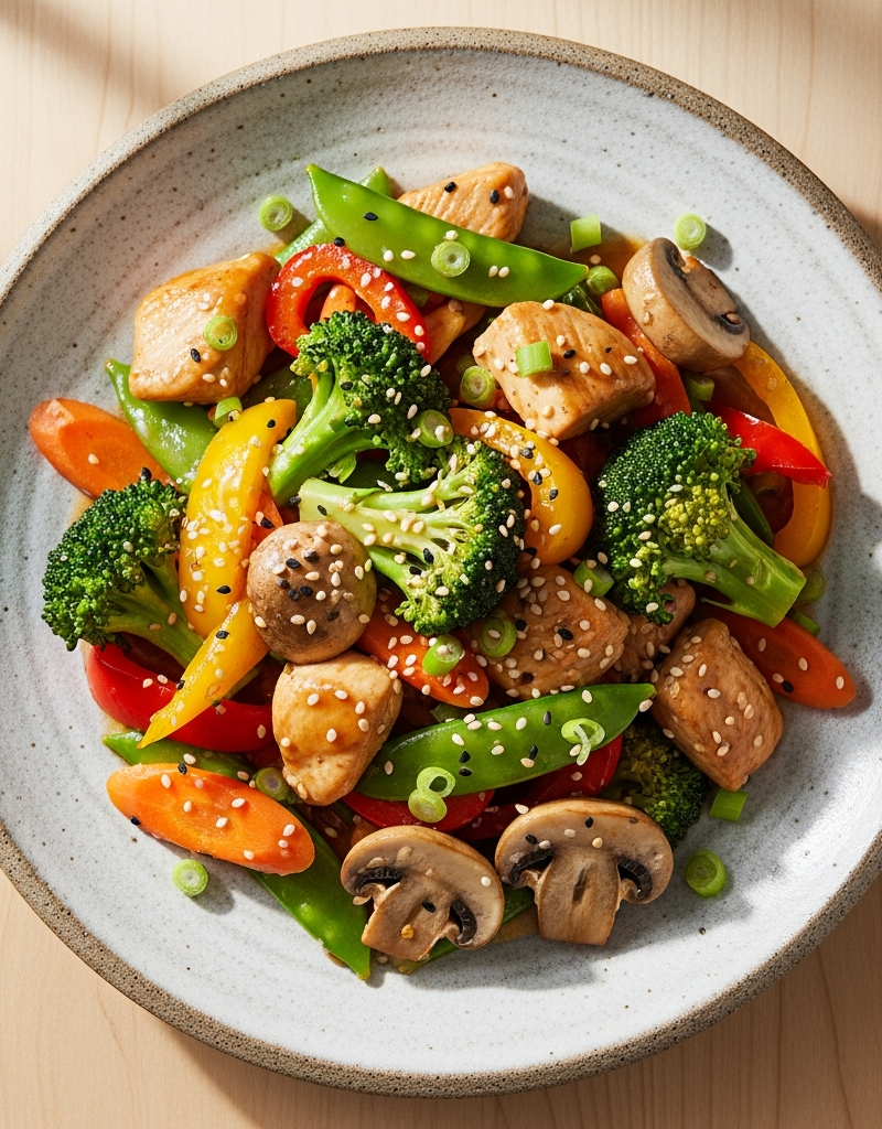 Chicken and Vegetable Stir-Fry
